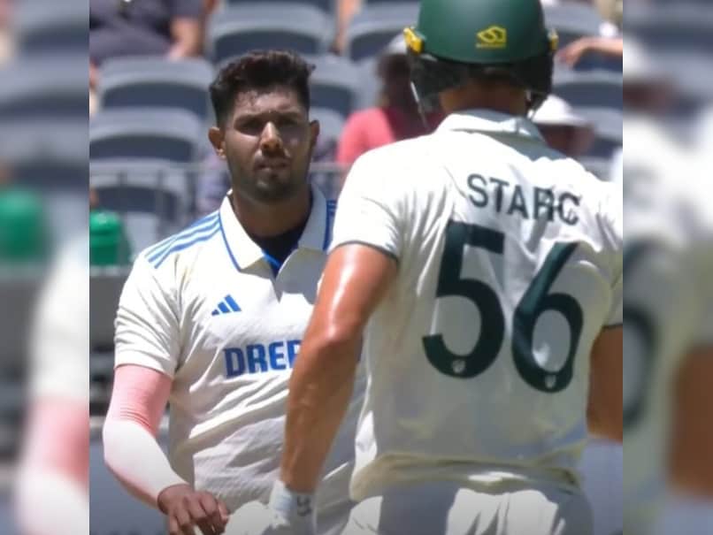 Mitchell Starc Warns Harshit Rana After Bouncer Barrage